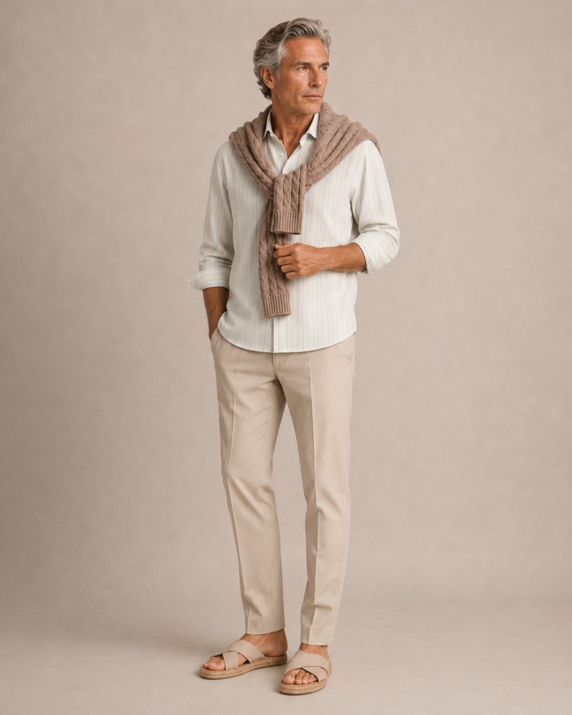 Lookbook Flanella Grigia outfit casual